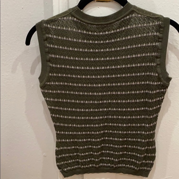 RED Valentino - Sleeveless Sheer Knit Top - Picture 2 of 5